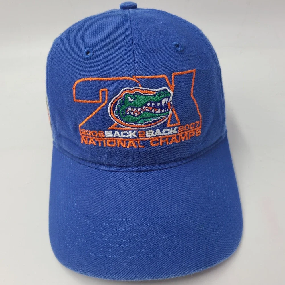 Florida Gators Hat Strapback (Fits Small) Nike 2006 2007 Back to Back Champions‎